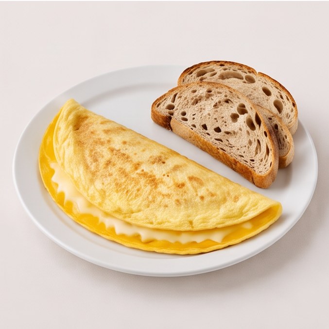 Omelette au Choix avec pain