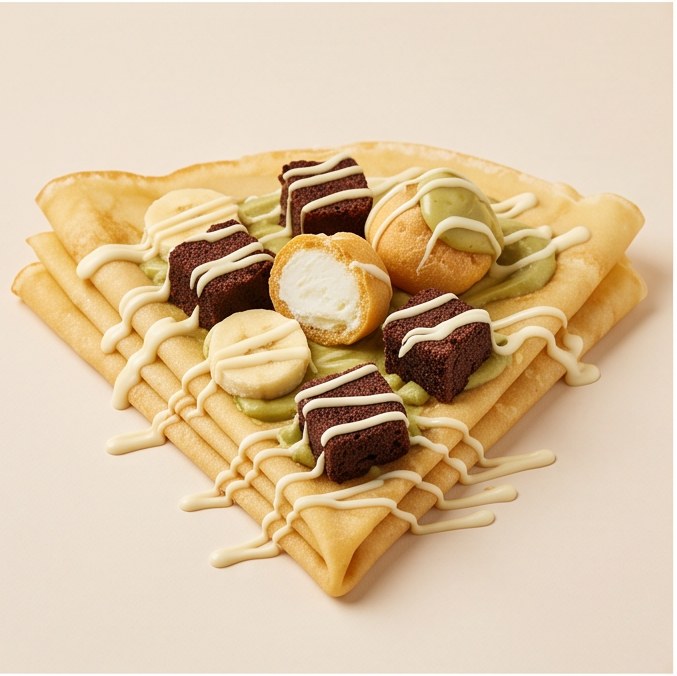 Mighty Crêpe Pistache