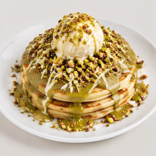 Pancakes Pistache