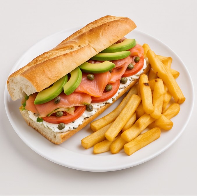 Sandwich Saumon fumé